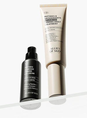 allies eye cream pair with peptides antioxidants firming treatment