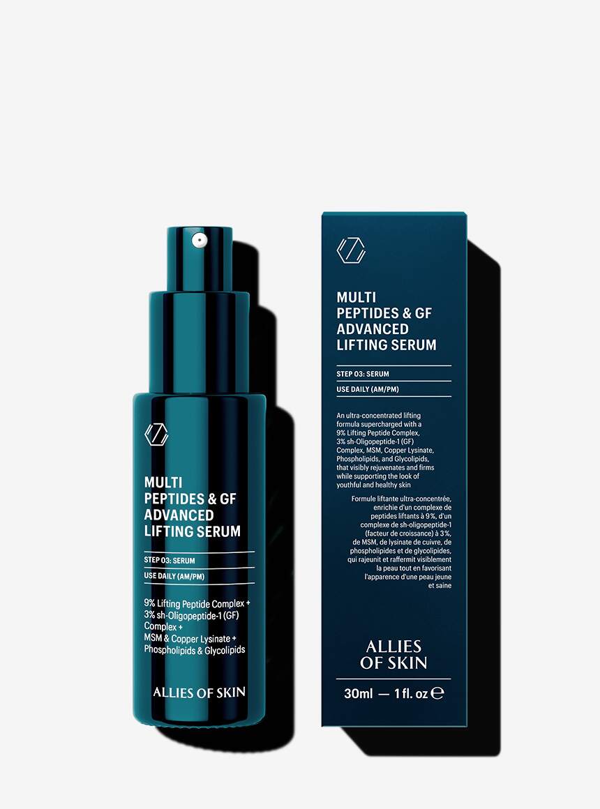 Allies of Skin peptide serum bottle