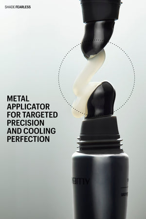 Peptint's metal applicator tip for precise, cooling application