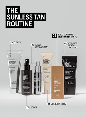 allies of skin sunless tan routine